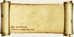 Mia Miljanić vizit kartica